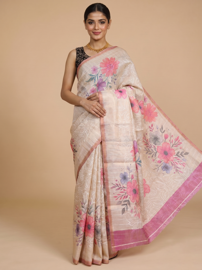 Linen Sarees