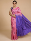Pink with Purple Vaalai Naar Pattu Saree