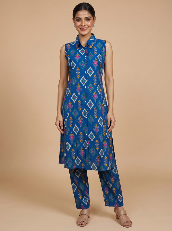 Royal Blue Co-ord Set