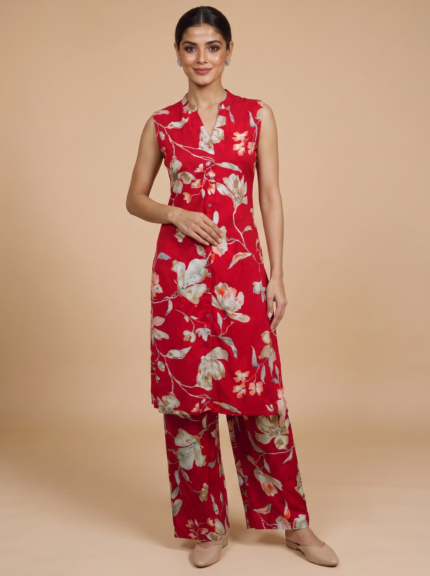 Red Co-ord Set