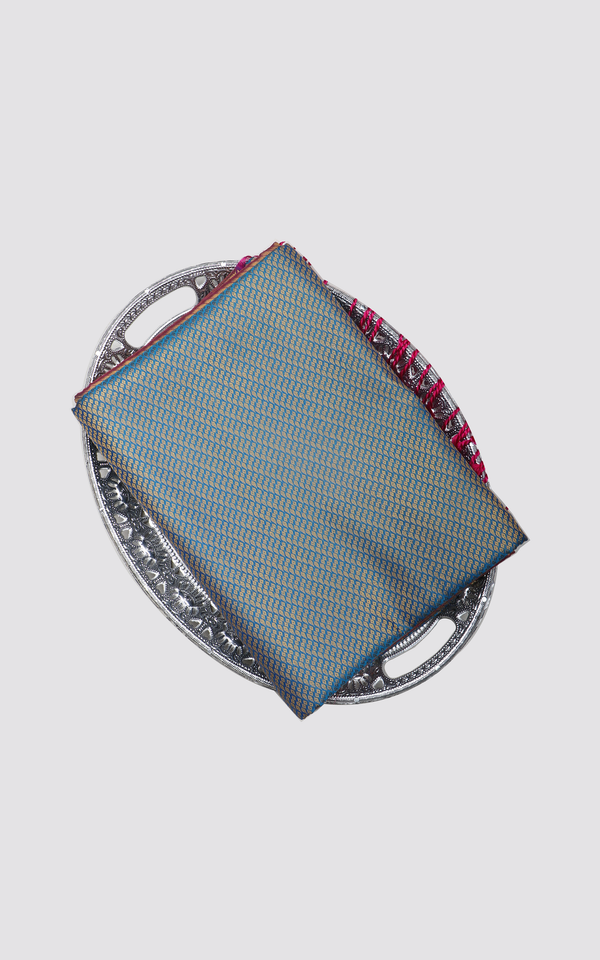 Blue Shade and Purple Fancy Pattu Saree