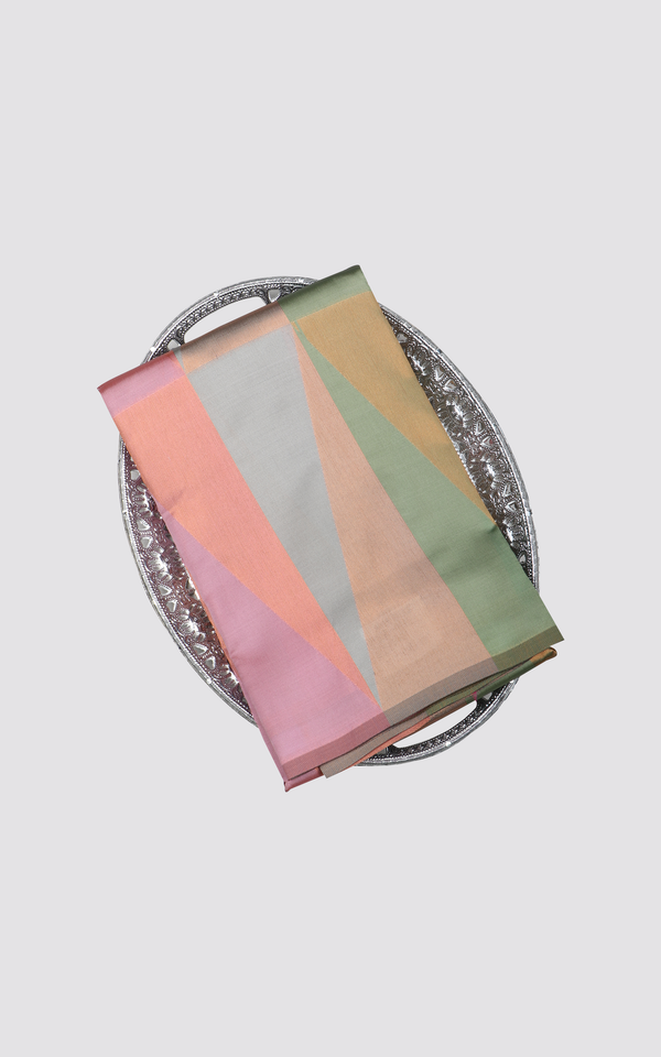 Multi light Colour Softy Silk Saree