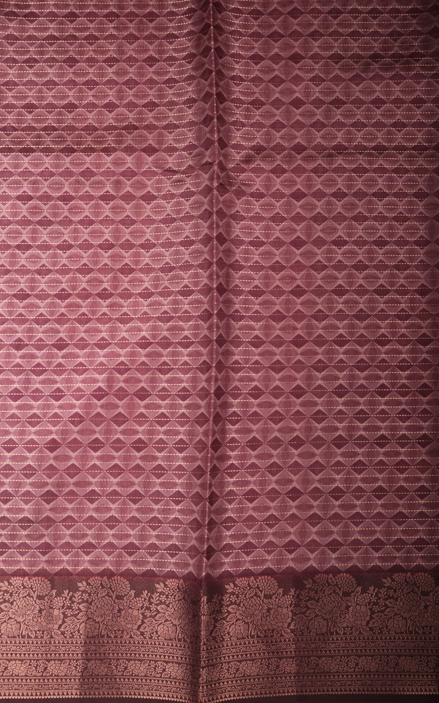 Purple Semi Tussar Saree with Digital Prints