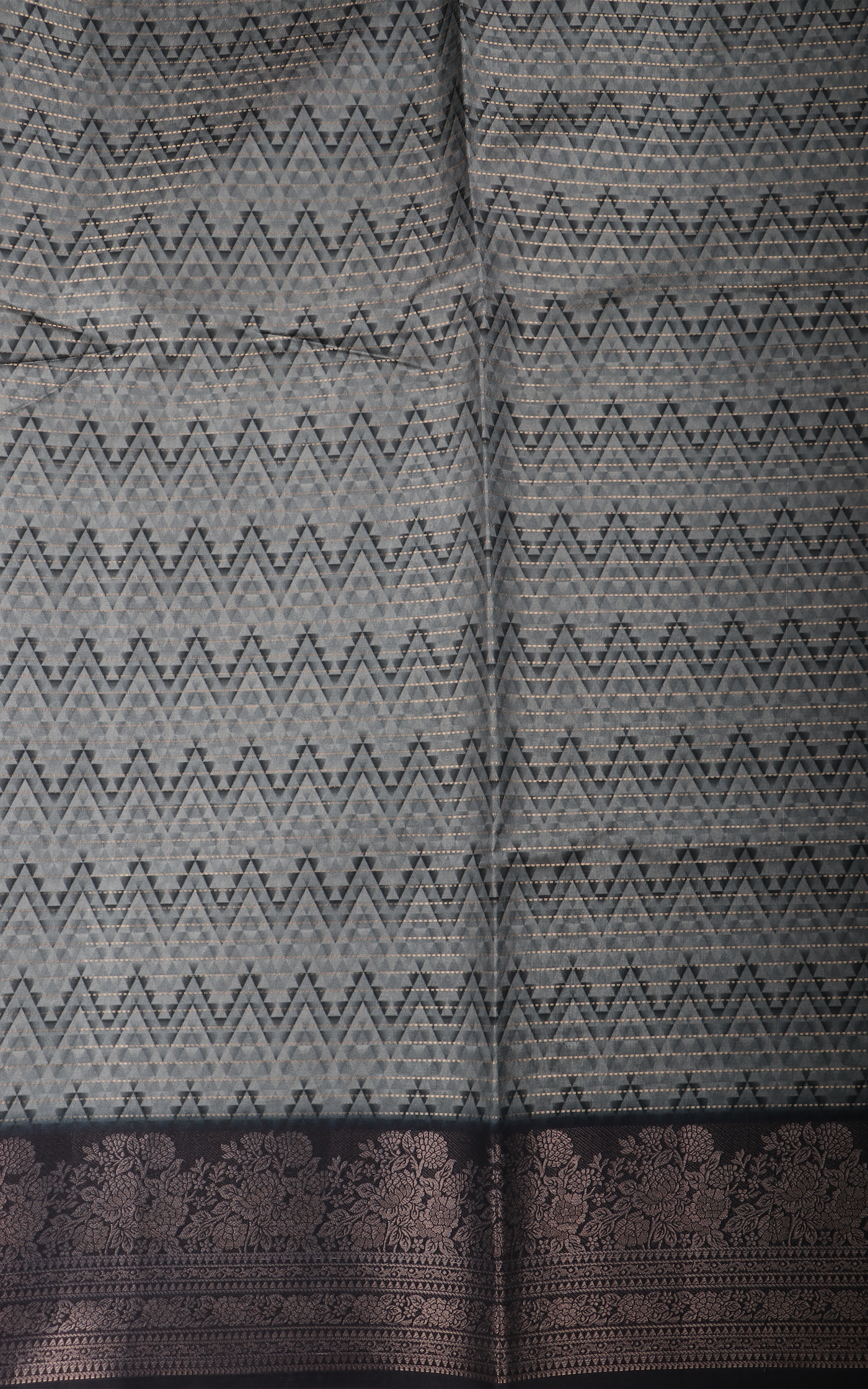 Dual Shade of Blue Semi Tussar Saree with Digital Prints