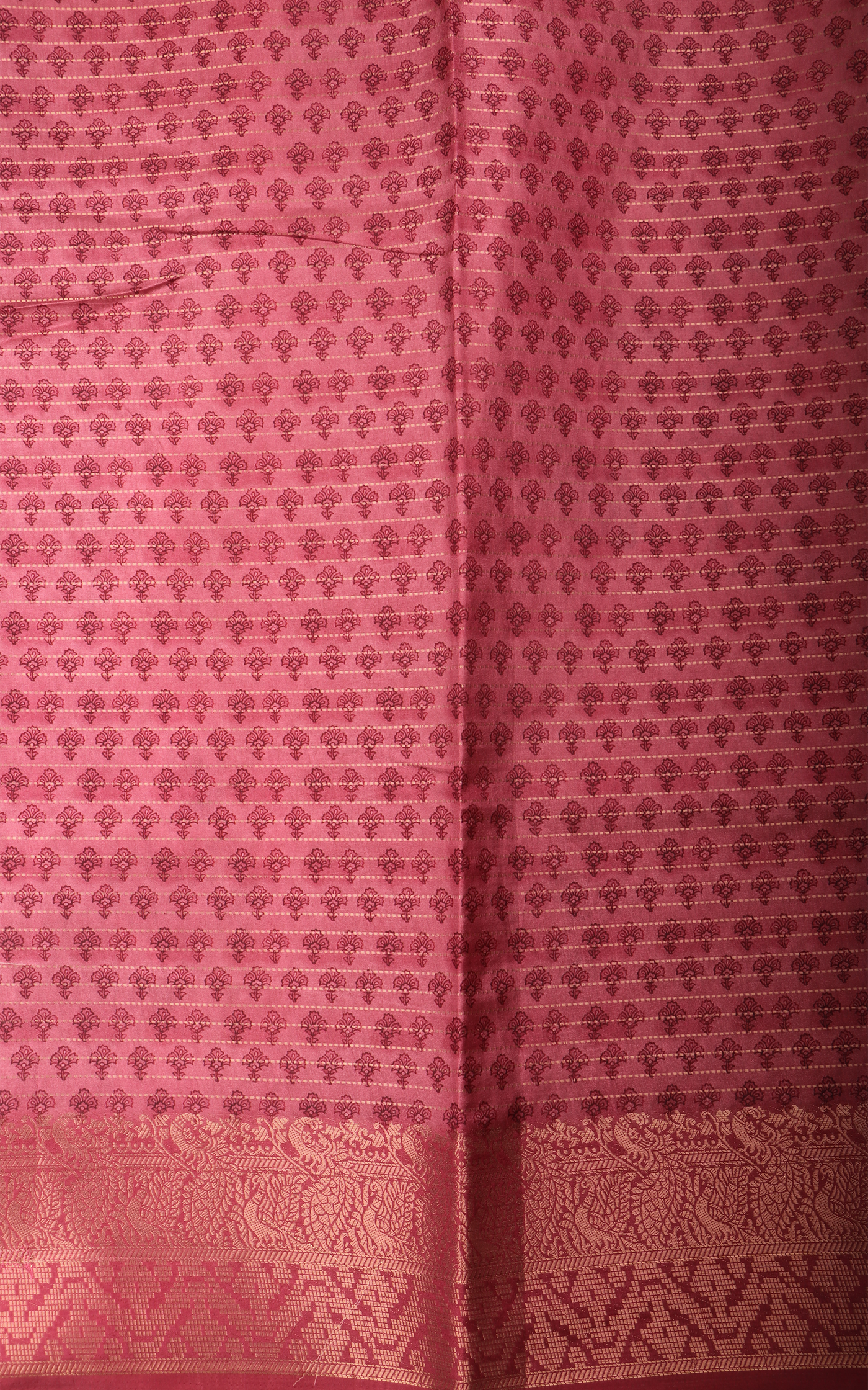 Pink Semi Tussar Saree with Digital Prints