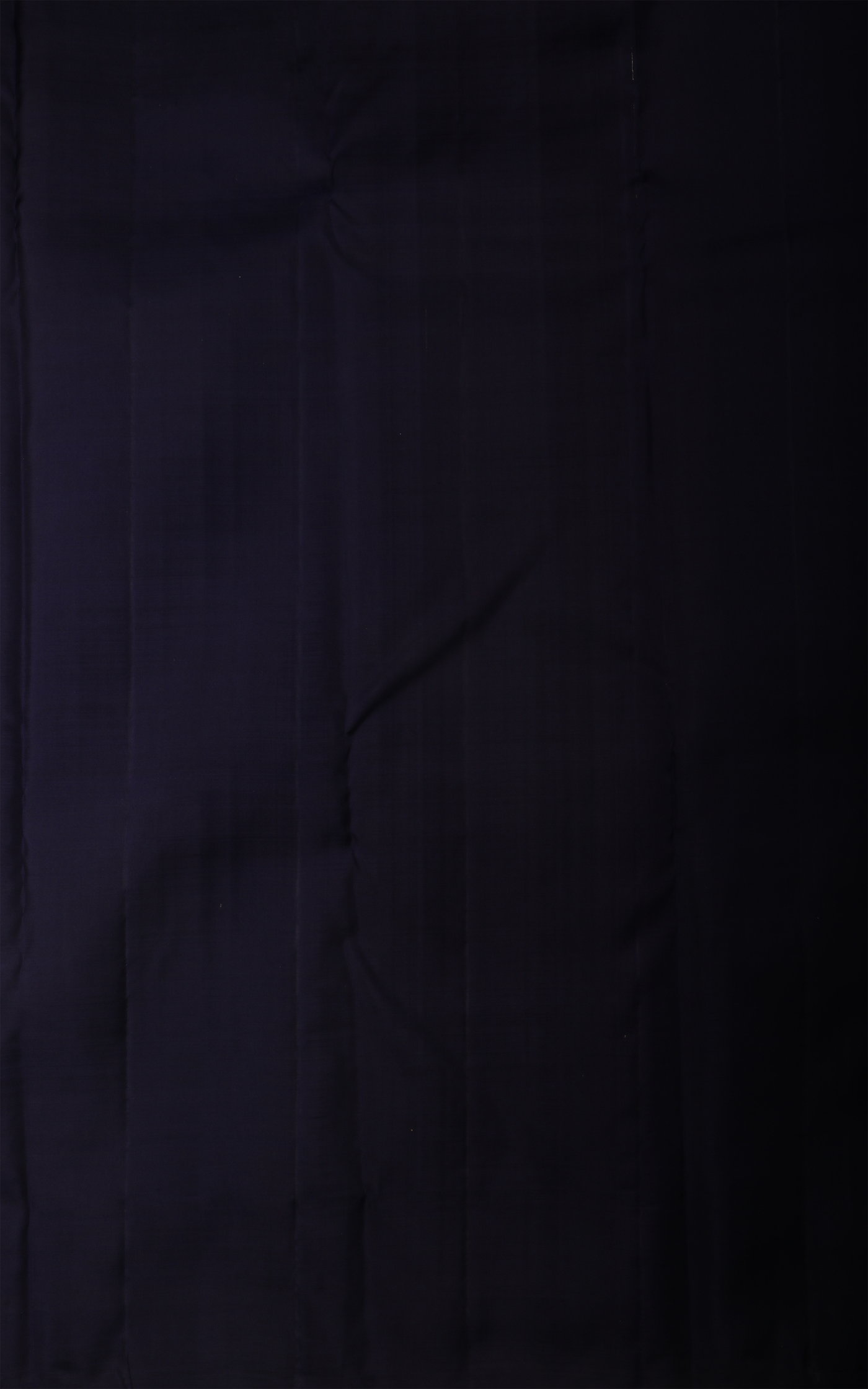 Peacock Blue and Navy Blue Pure Silk Saree