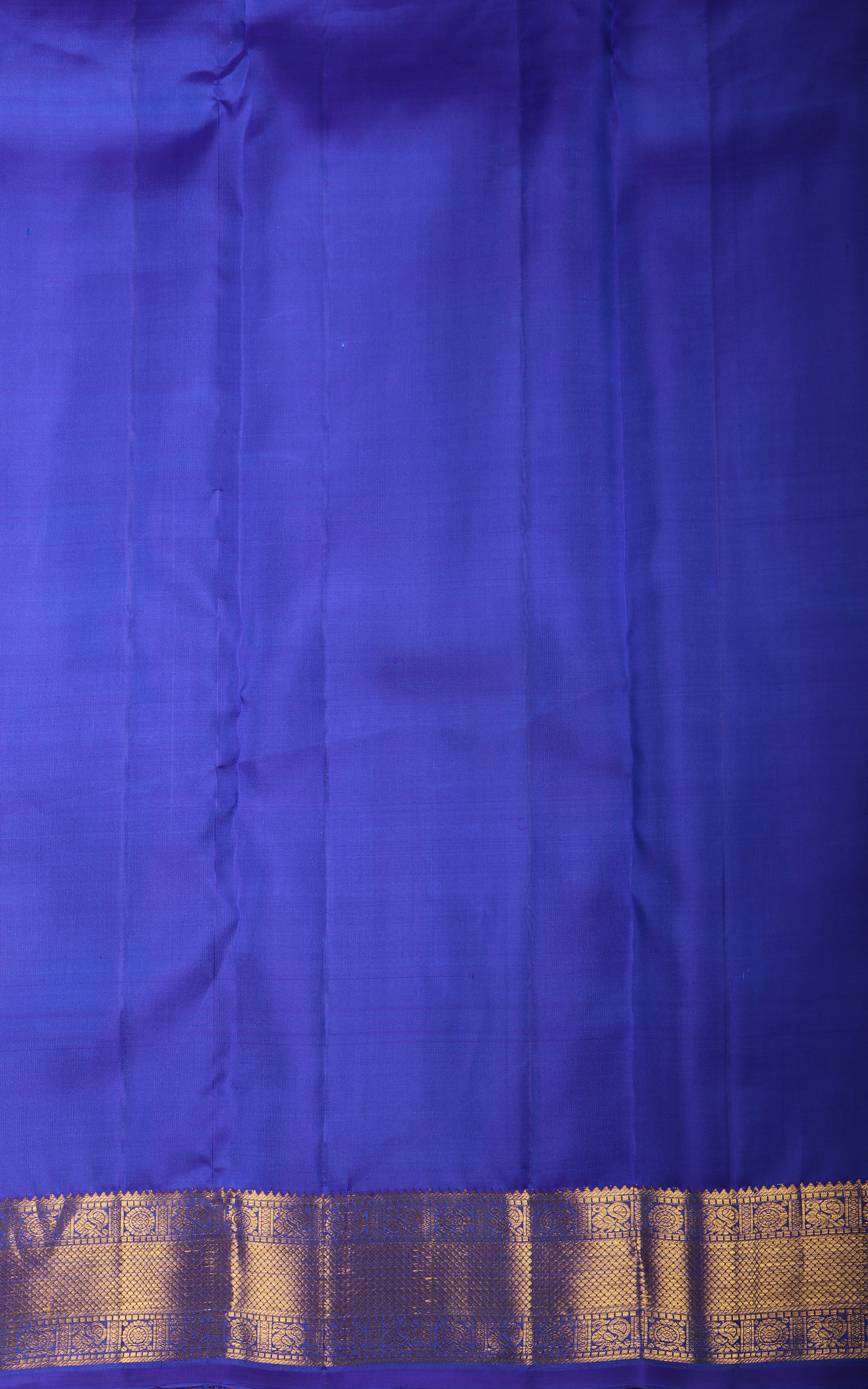 CS Blue and Royal Blue Pure Silk Saree